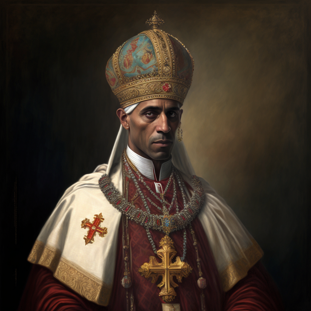 Pope Saint Miltiades By Virginia S Benedicte Public Domain