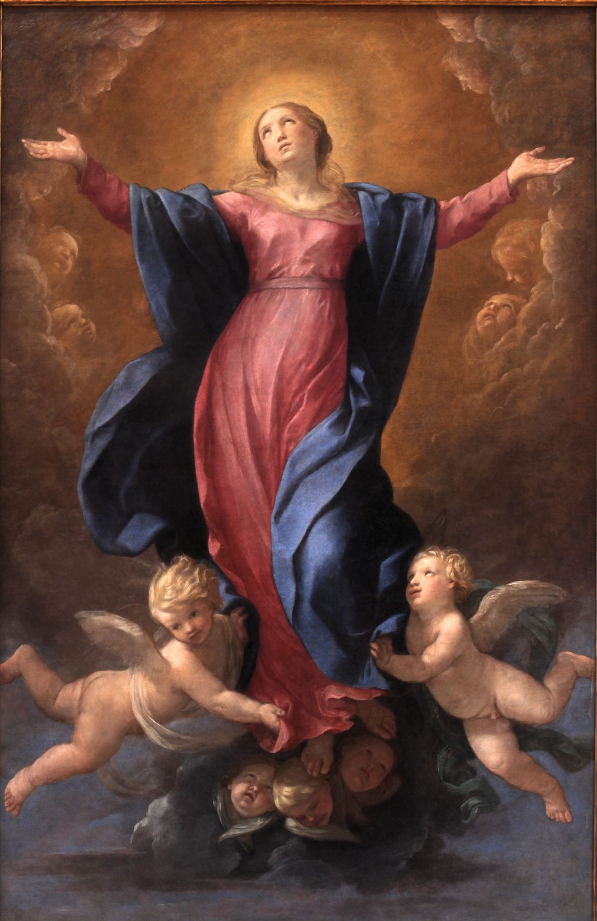 Assumption of the Virgin (1637) by Guido Reni - Public Domain Catholic Painting