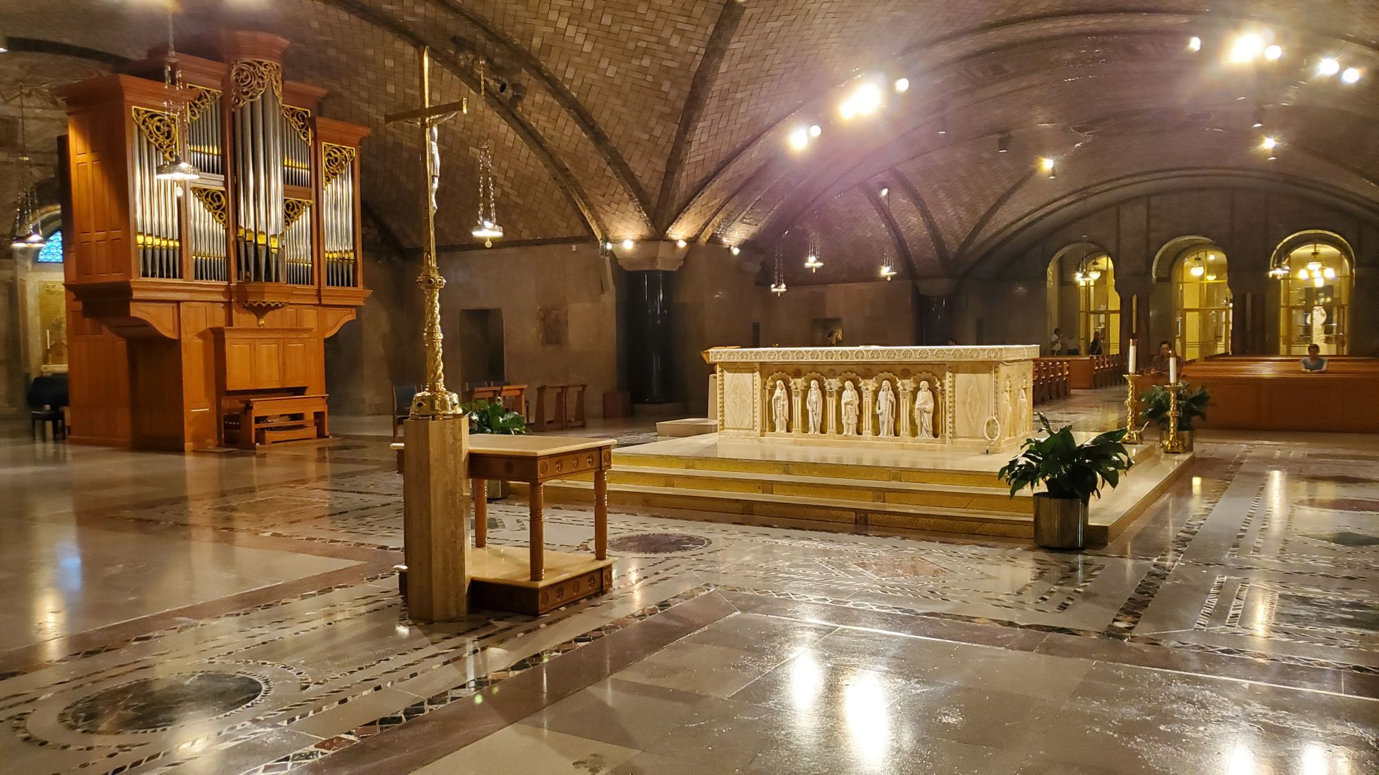Crypt Chapel in D.C. Catholic Stock Photo