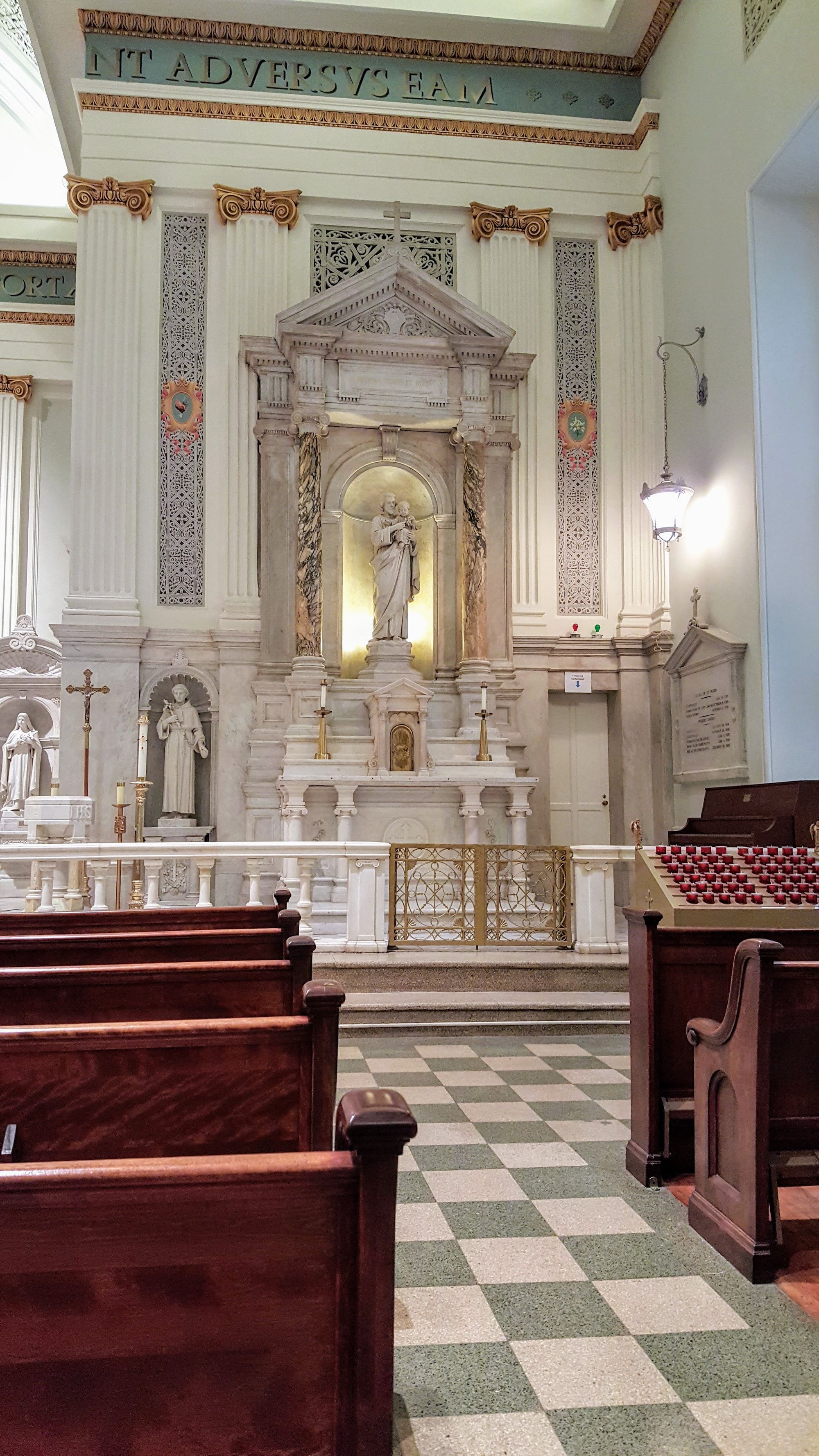 Saint Joseph Altar - Catholic Stock Photo