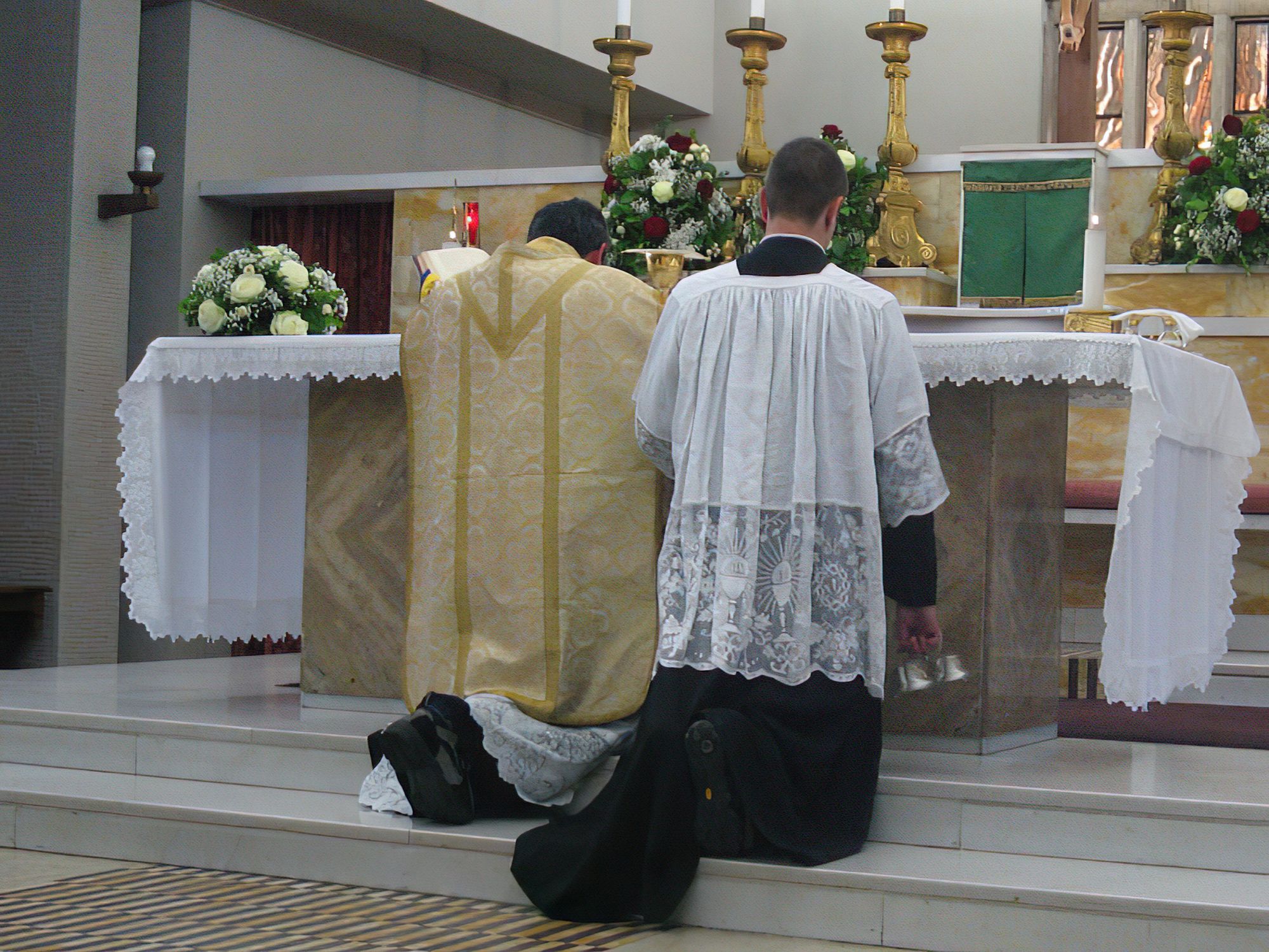 Tridentine Mass Italy Catholic Stock Photo