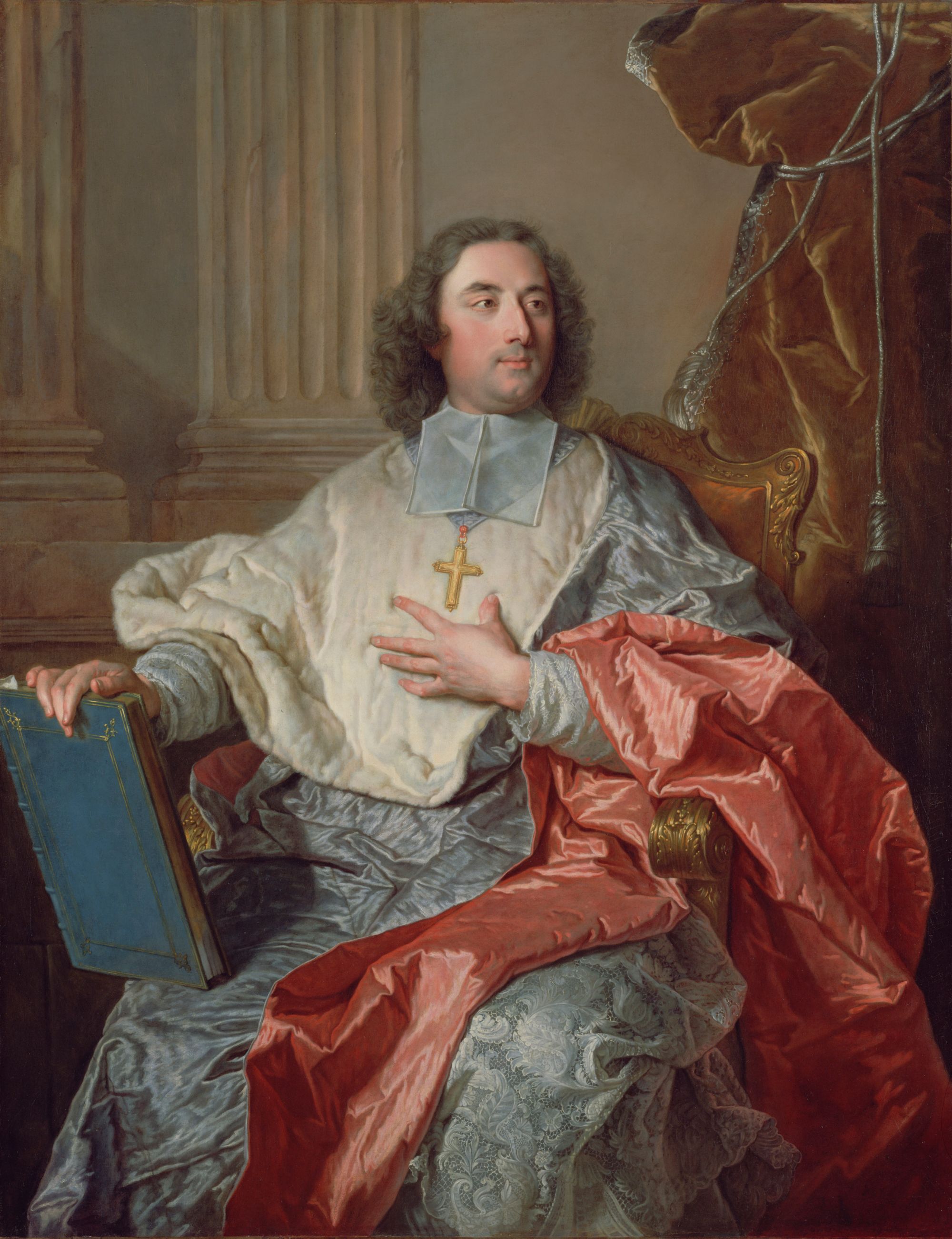 Charles de Saint-Albin, Archbishop of Cambrai
by Hyacinthe Rigaud
(1723) - Public Domain Catholic Painting