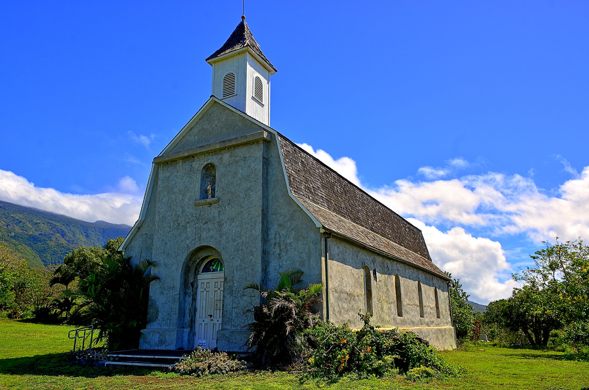 Saint Joseph Church, Hawaii Catholic Stock Photo