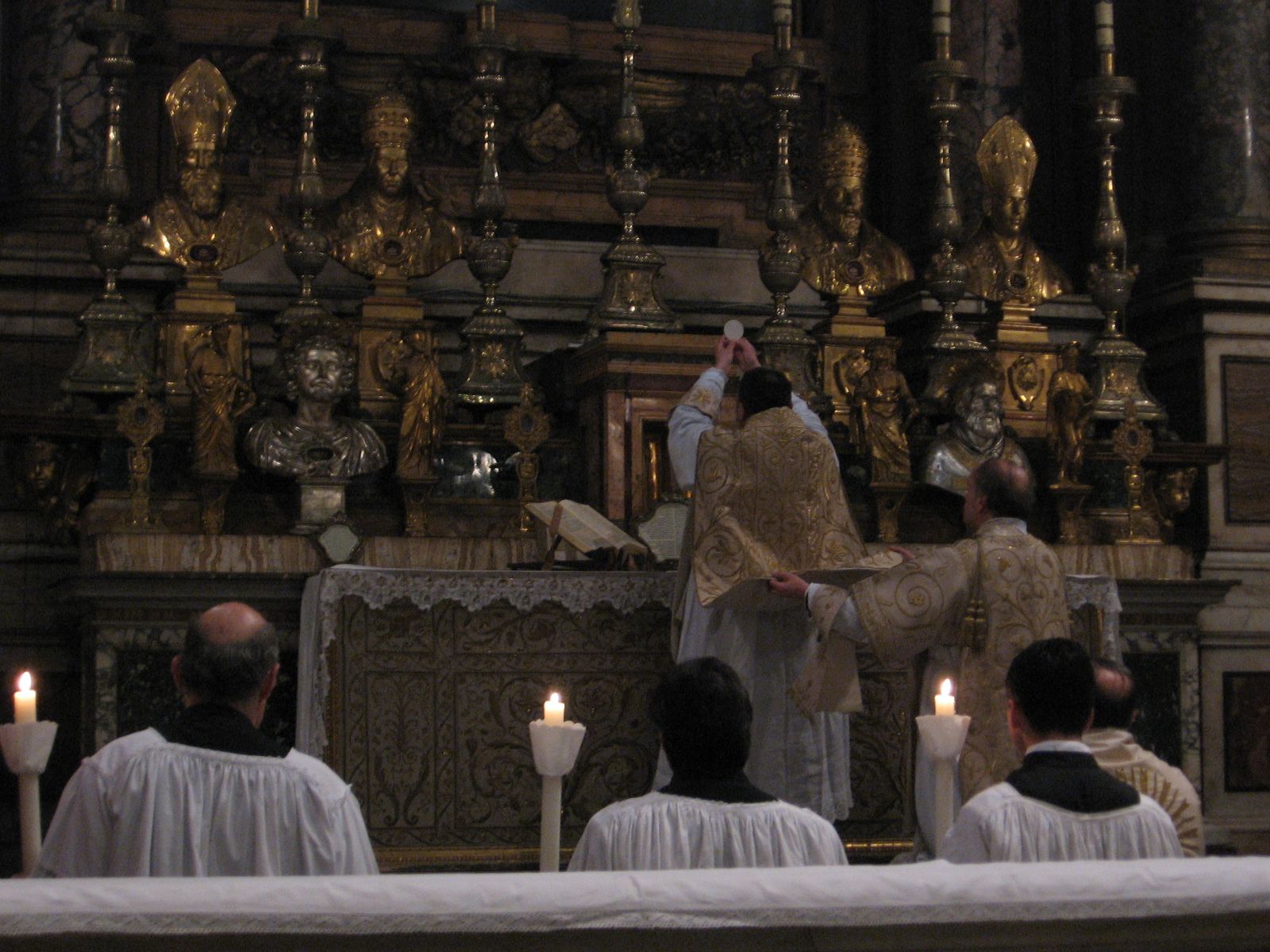 Elevation During Tridentine Mass Catholic Stock Photo
