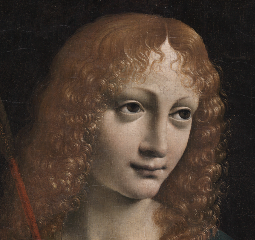 Portrait of a Youth as Saint Sebastian (late 1480s) attributed to Marco ...