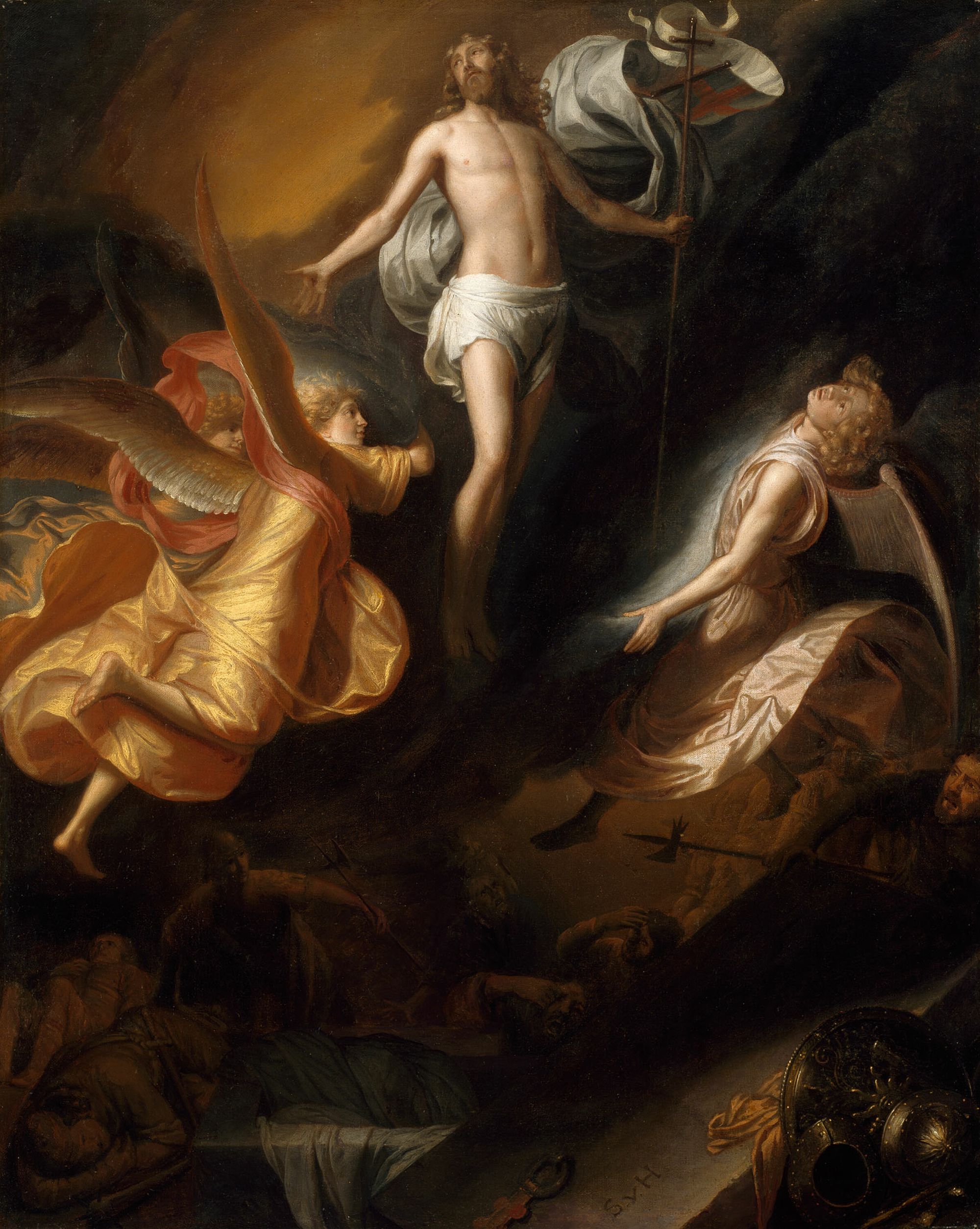 Resurrection of Christ (16651670) by Samuel van Hoogstraten Public