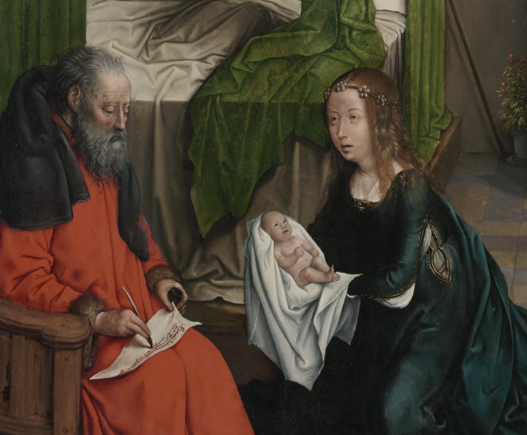 The Birth And Naming Of John The Baptist (1496–1499) By Juan De Flandes 