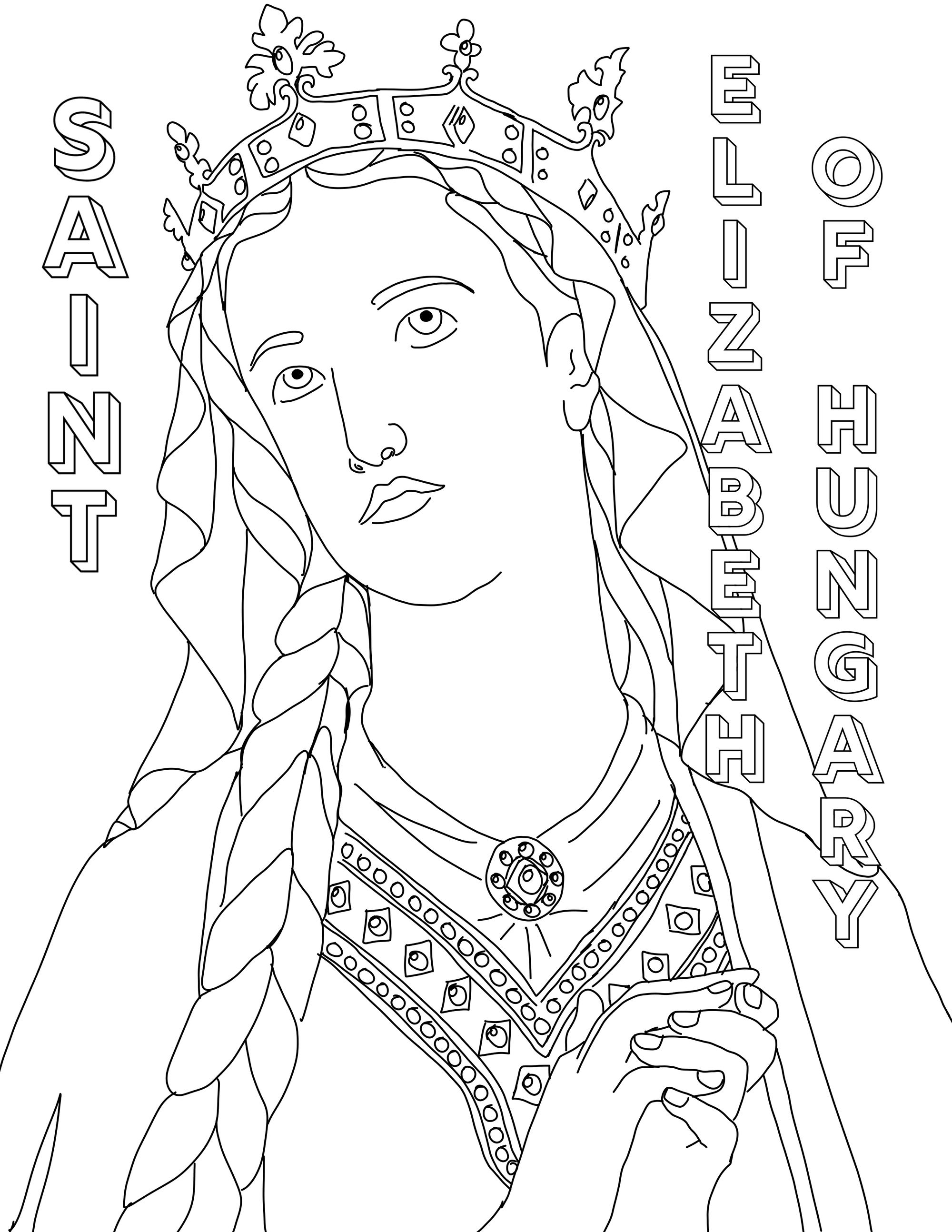 Elizabethan Coloring Pages 2025 