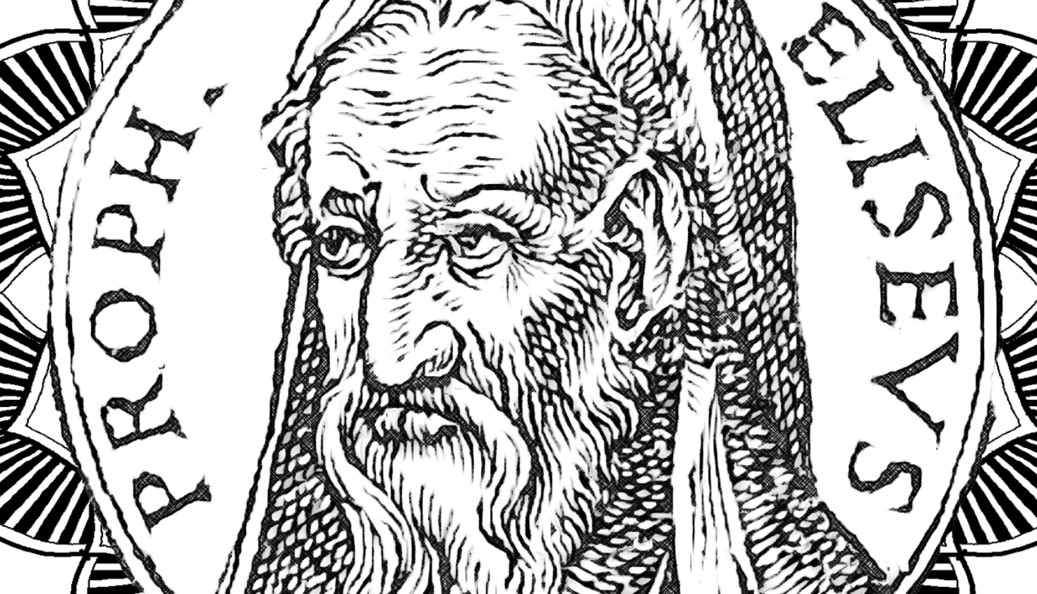Prophet Elisha - Bible Coloring Page