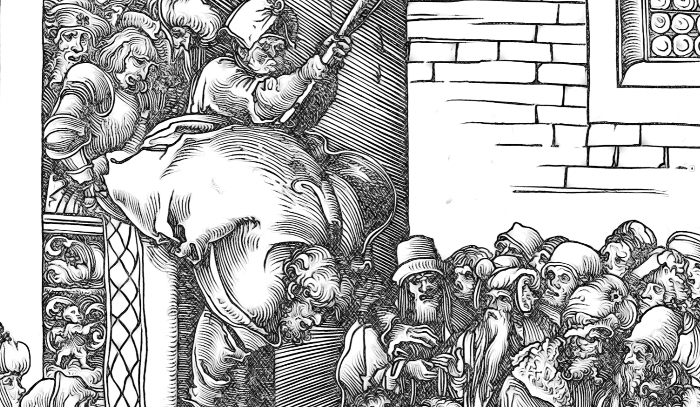 Martyrdom of Saint James the Less - Catholic Coloring Page