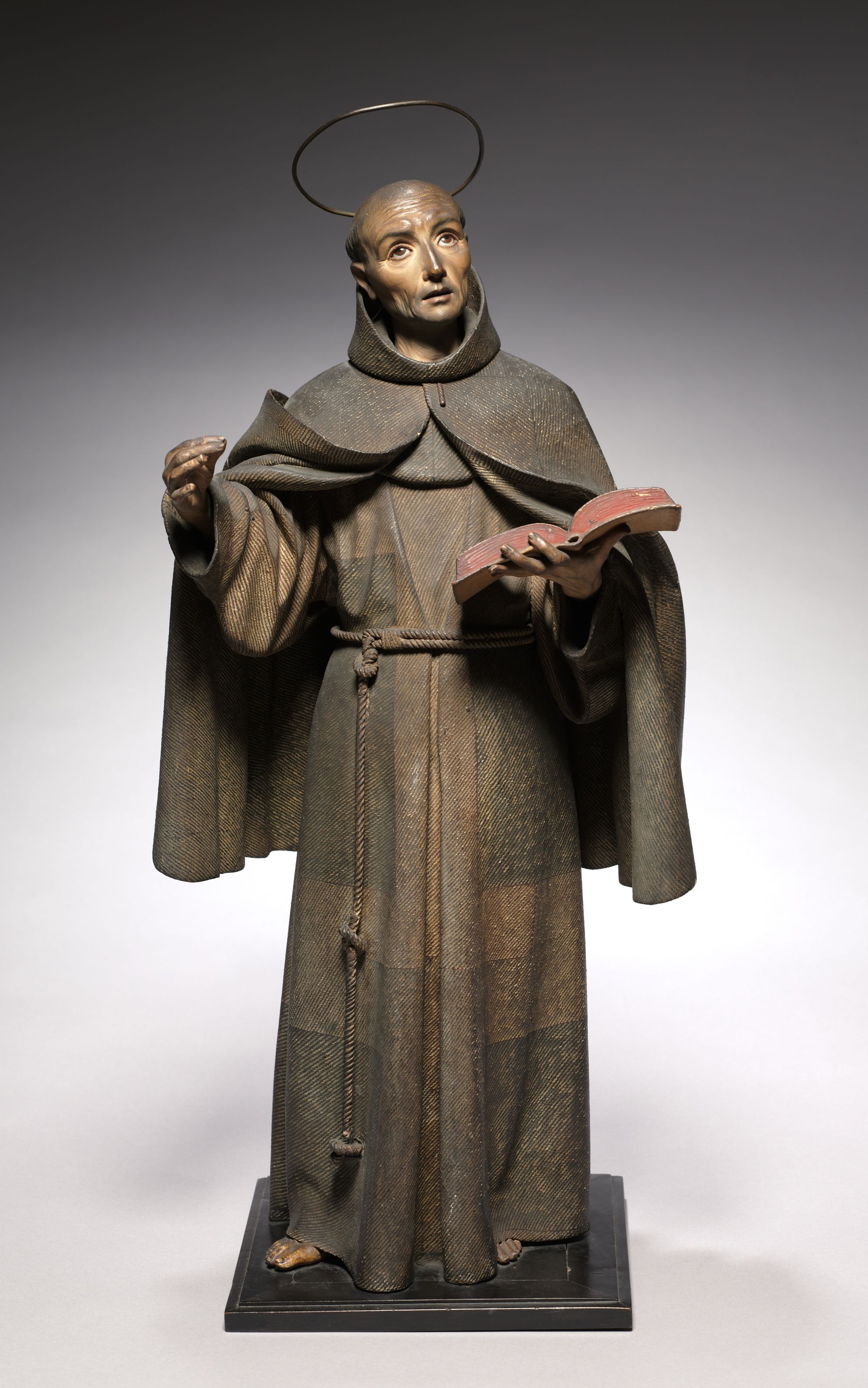 Saint Peter of Alcántara Statue (1663–1670) by Pedro de Mena - Catholic ...