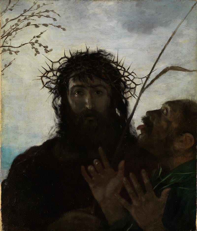 Die Verspottung Jesu by Hans Thoma
