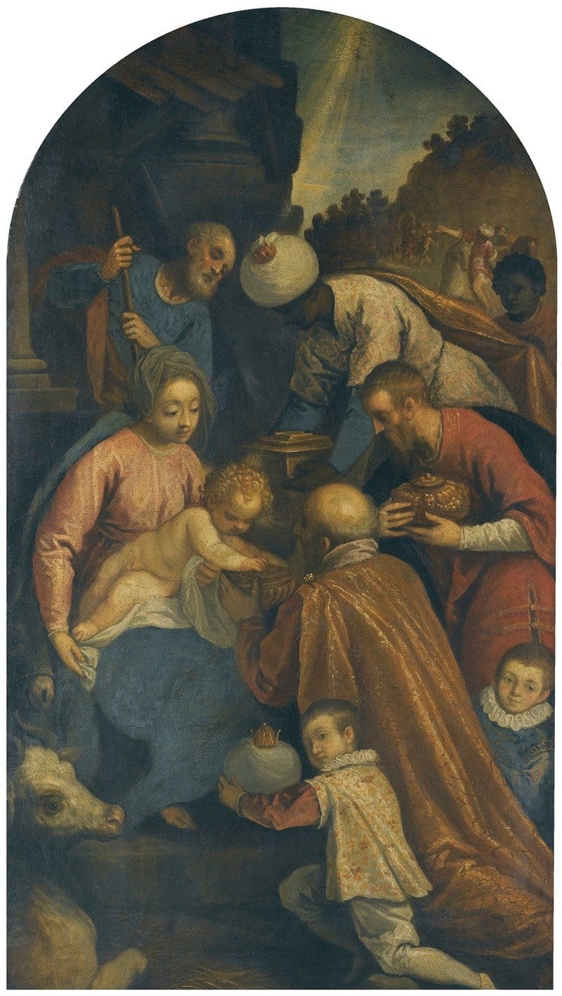 Adoration of the Magi by Jacopo Palma il Giovane