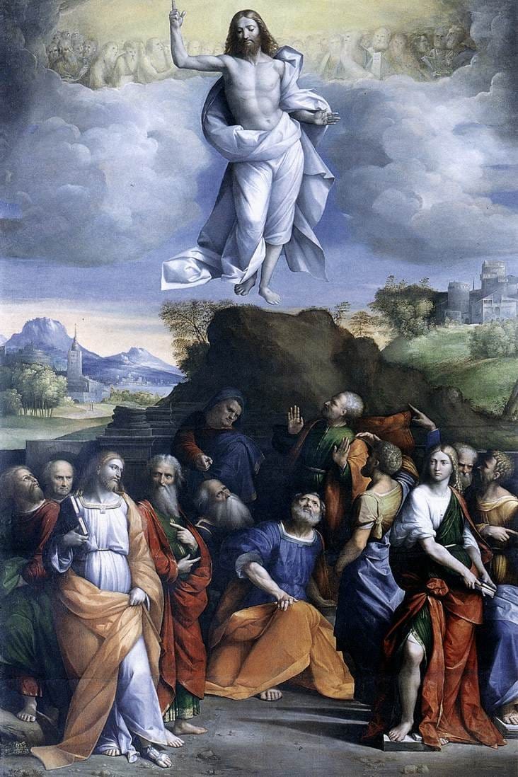 Ascension of Christ by Benvenuto Tisi (Il Garofalo)