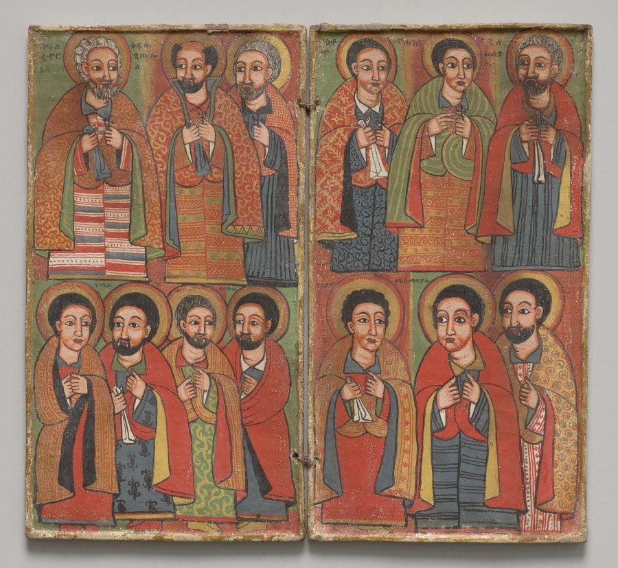 Diptych with Twelve Apostles & St. Paul | Cleveland Museum of Art