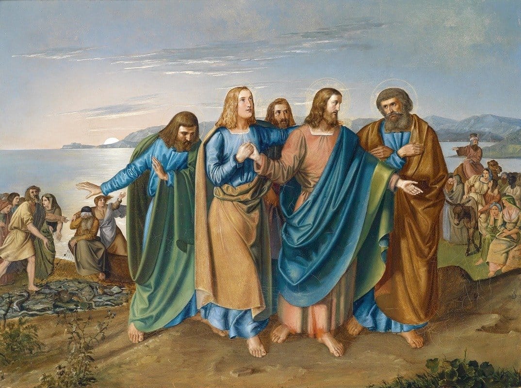 Jesus at the Sea of Galilee by Carl Oesterley