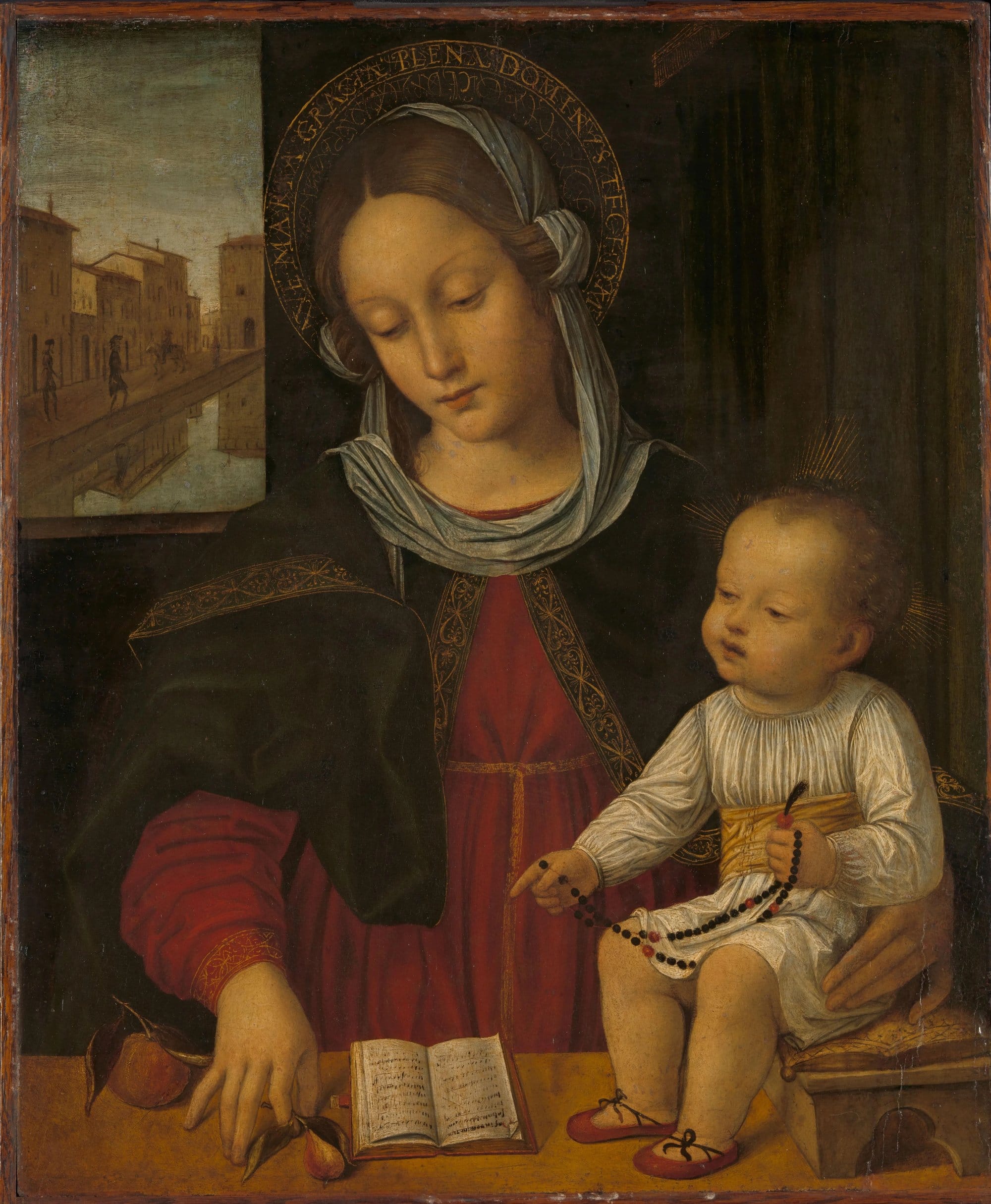 Madonna and Child by Bergognone