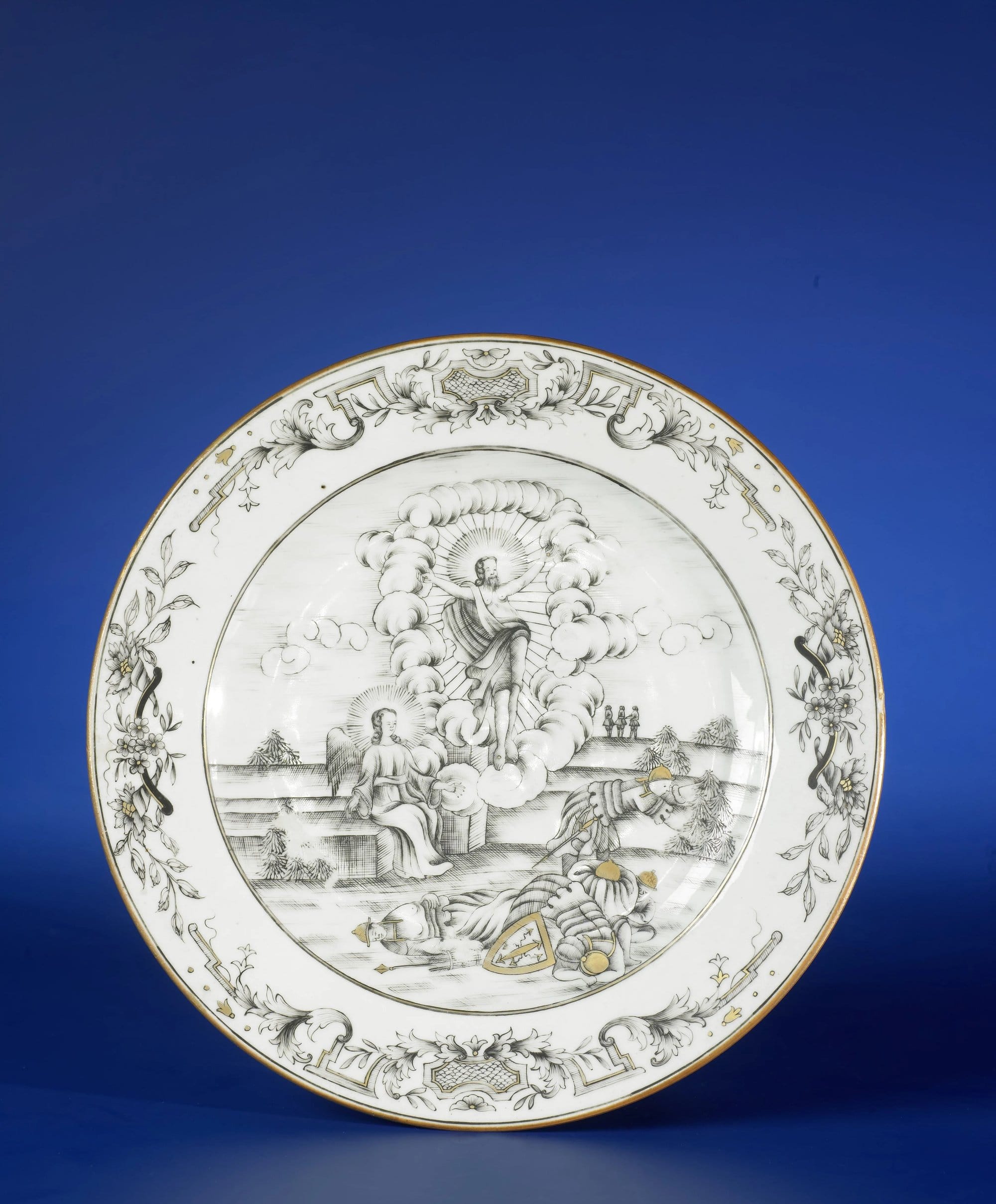 Plate with an Image of the Resurrection of Christ
