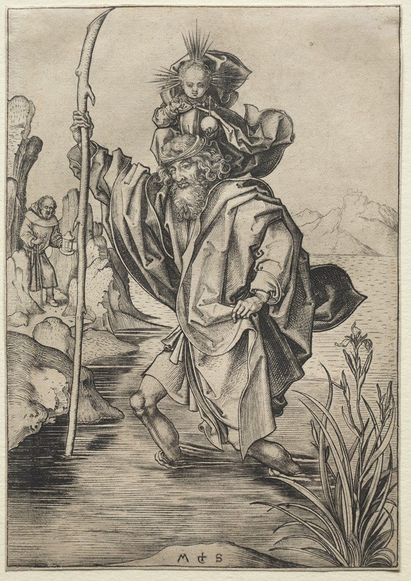 Saint Christopher by Martin Schongauer