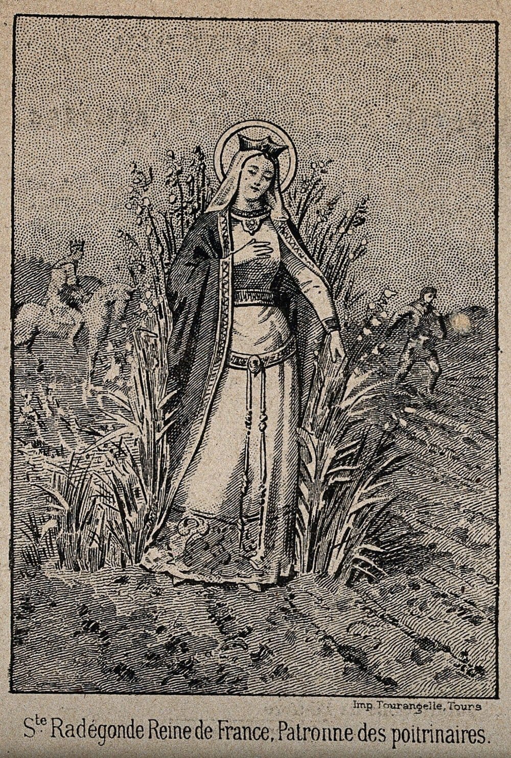 Saint Radegund, Patron Saint of Tuberculosis Sufferers
