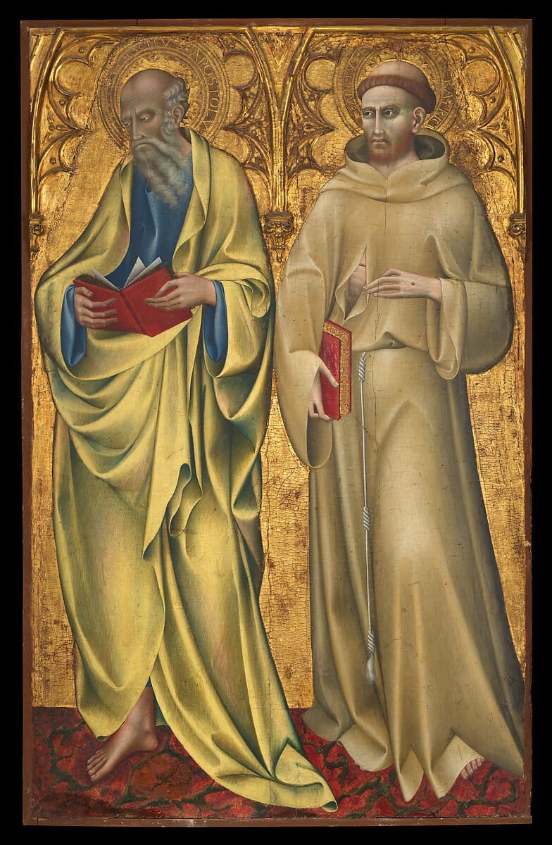Saints Matthew and Francis by Giovanni di Paolo