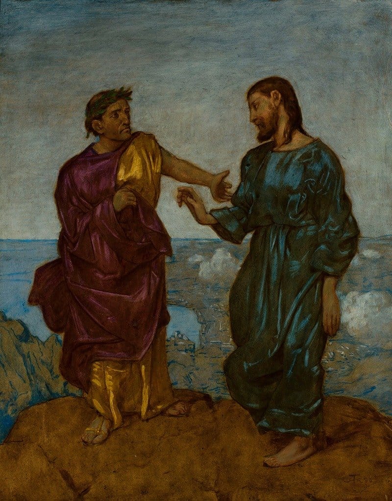 Temptation of Christ by Hans Thoma