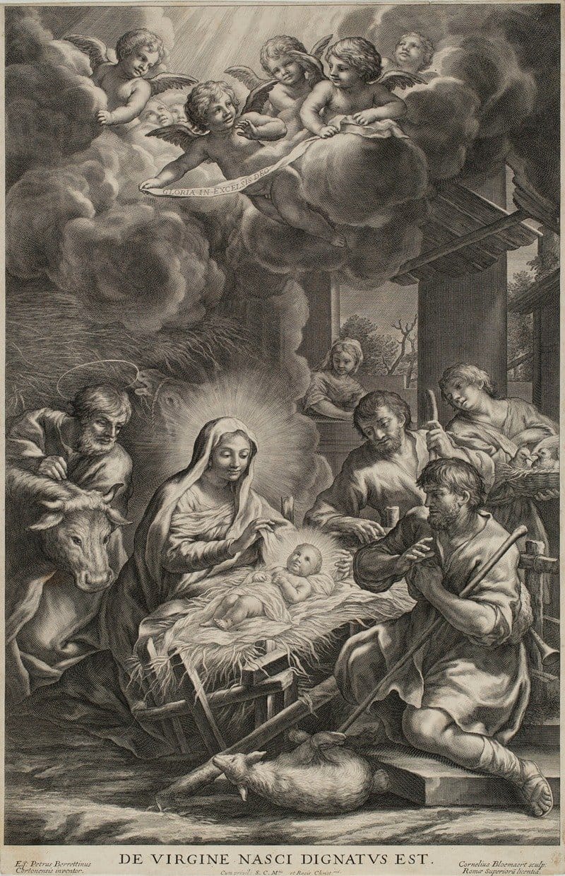 The Adoration of the Shepherds by Cornelis Bloemaert