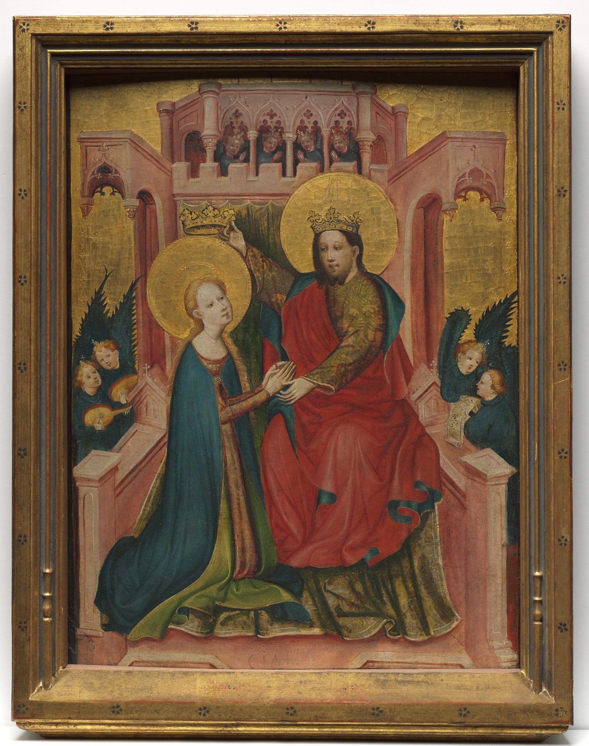 Coronation of the Virgin by Master of the Fröndenberg Altarpiece