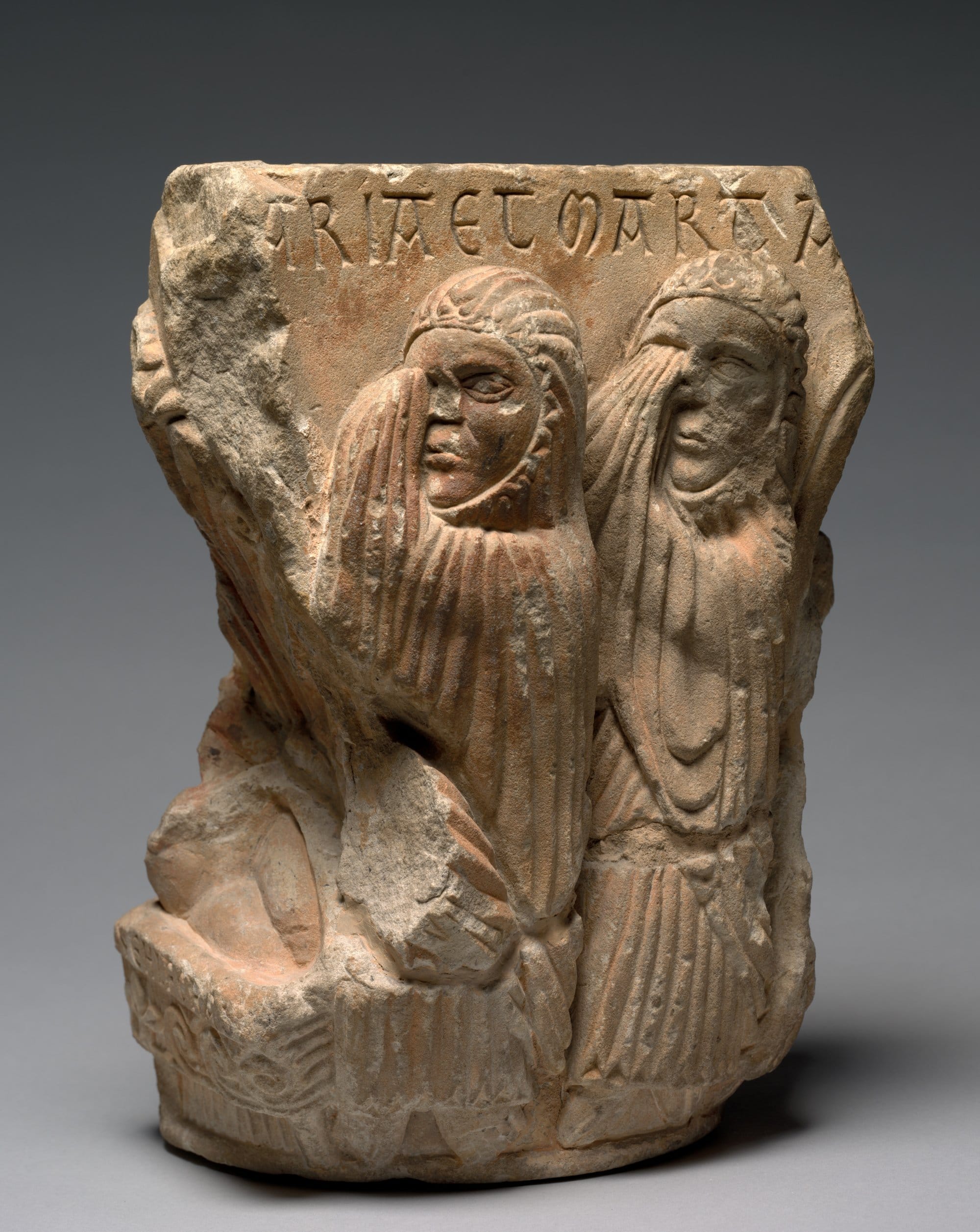 Fragment of a Double Capital: Mary and Martha at the Raising of Lazarus