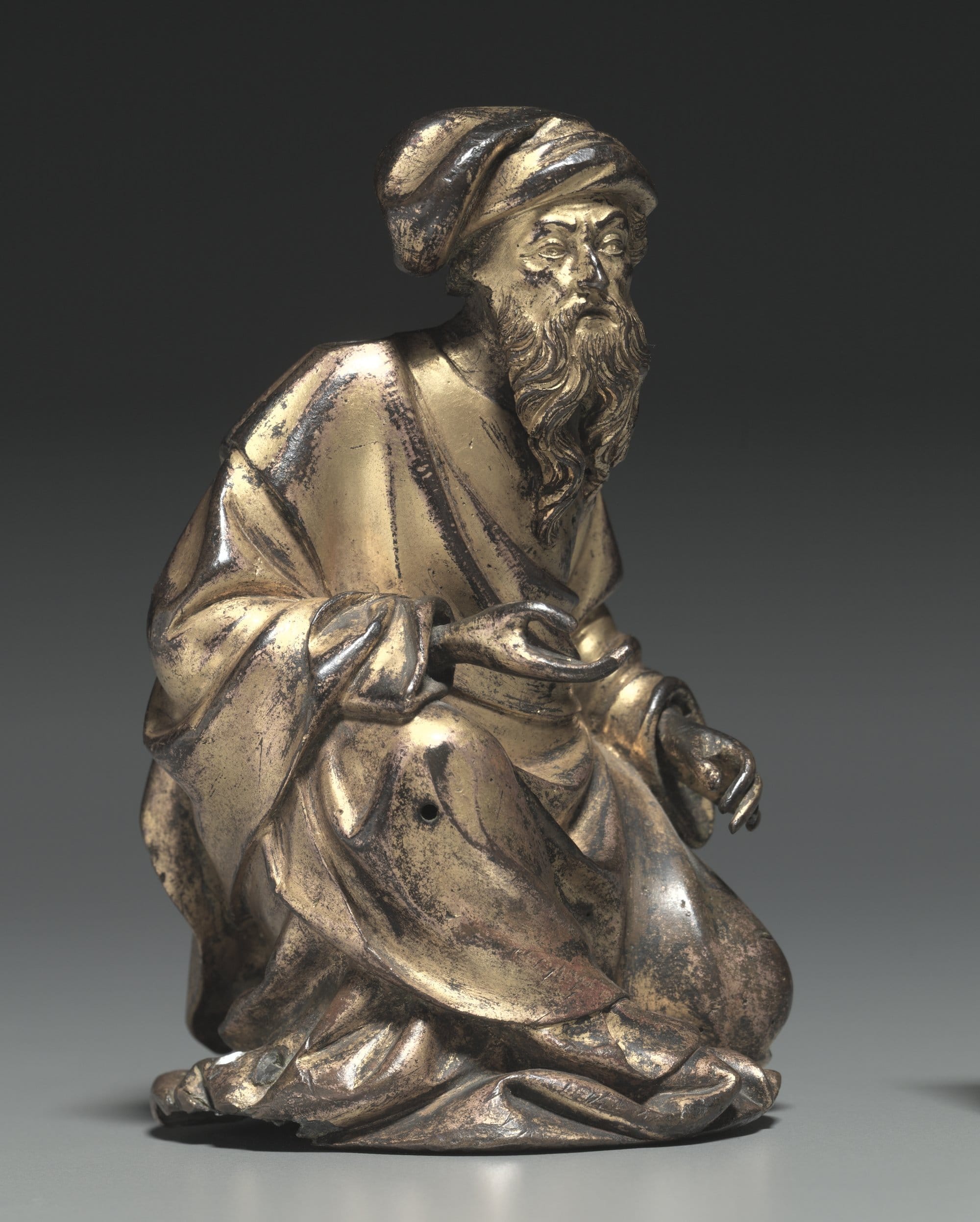 Kneeling Prophet from the Reliquary Chasse of Saint-Germain-des-Prés by Jean de Clichy