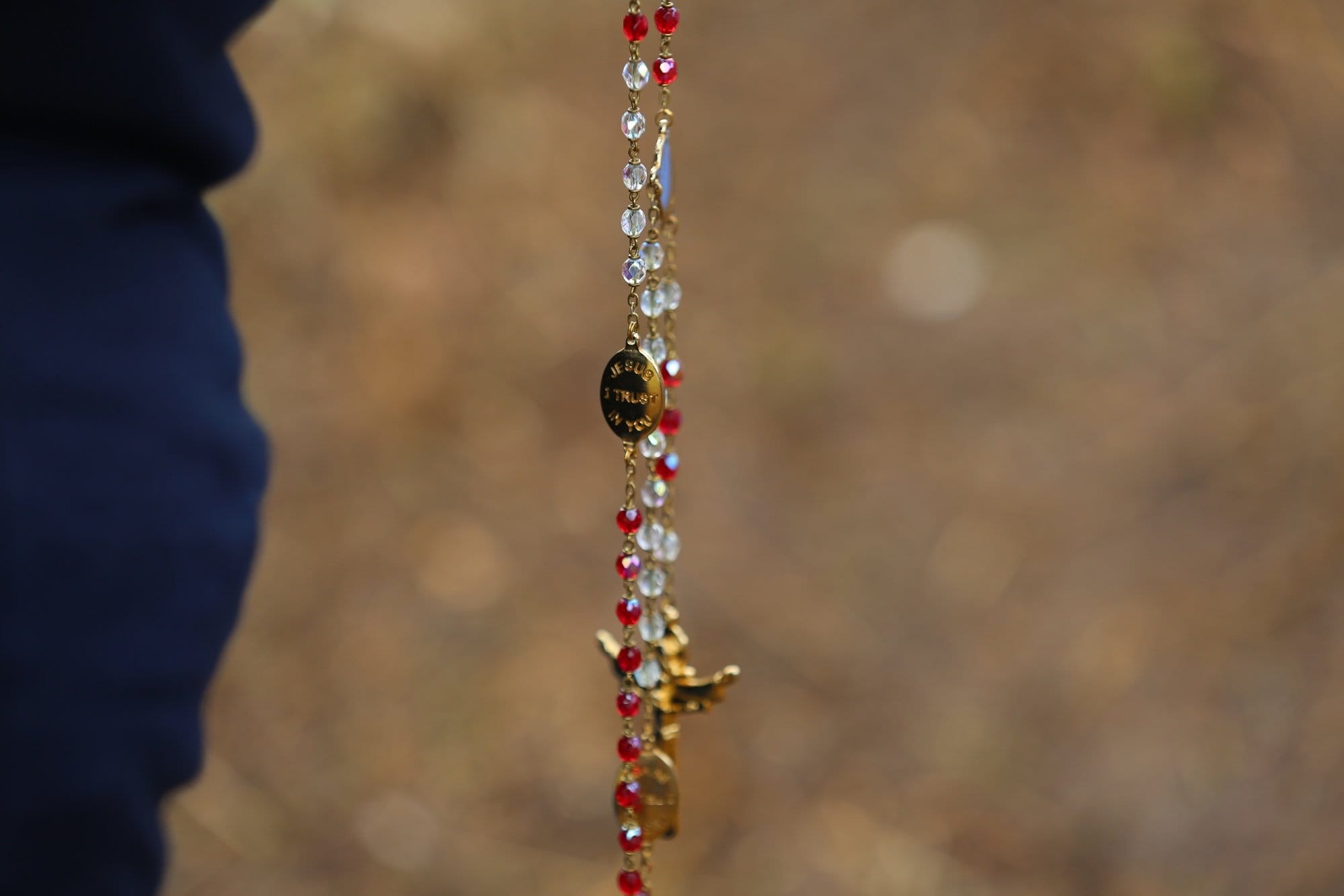 Praying the Rosary at the Tinta and Faha Memorials in Guam