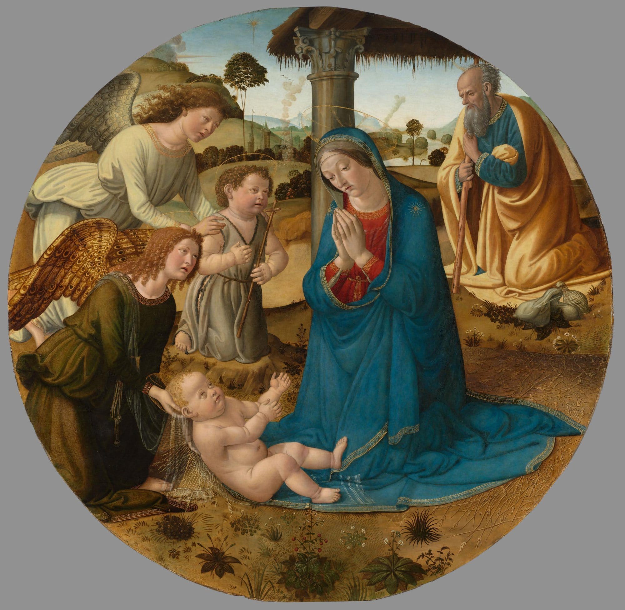The Adoration of the Christ Child by Cosimo Rosselli