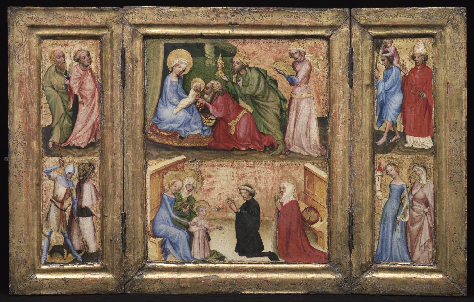 Triptych with the Adoration of the Magi