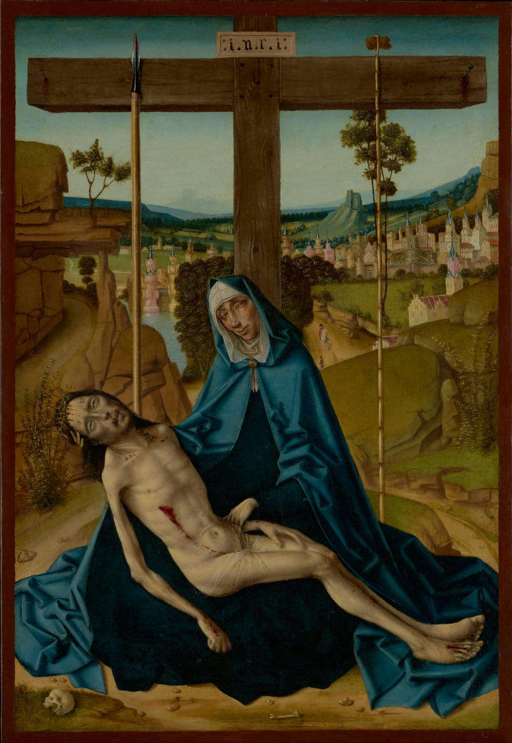 Pieta by Circle of Fernando Gallego (1490)