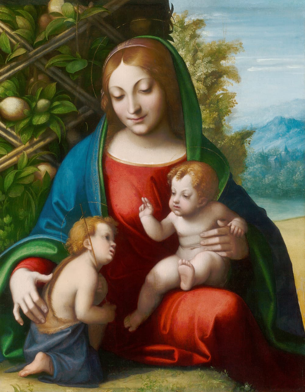 Virgin and Child with the Young Saint John the Baptist (c. 1515) by ...