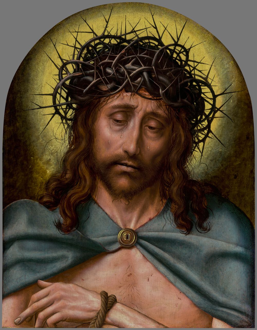 Christ as the Man of Sorrows (1520–1525) by Quentin Metsys - Public ...