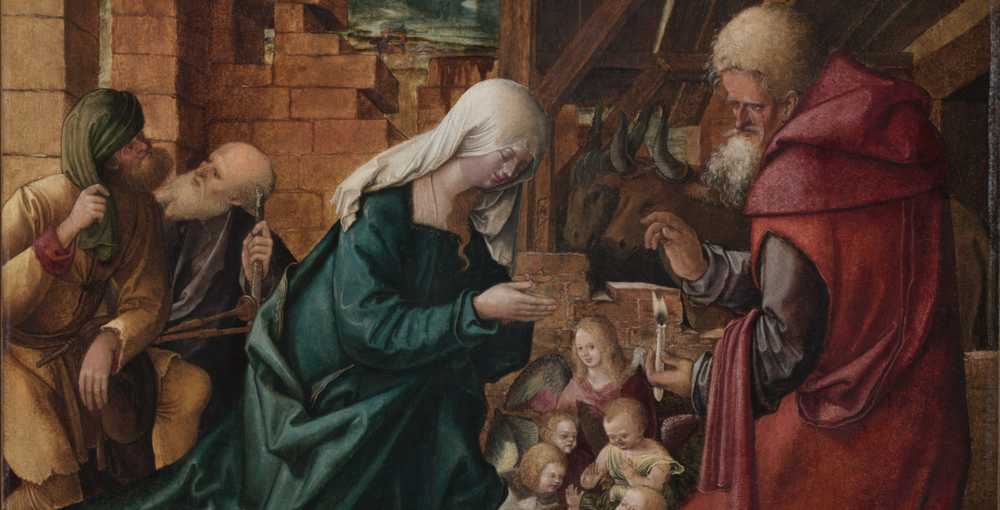 Adoration of the Shepherds (1510) by Hans Leonhard Schäufelein