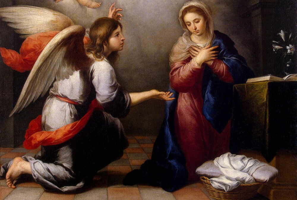 The Annunciation (1655–1660) by Bartolomé Esteban Murillo