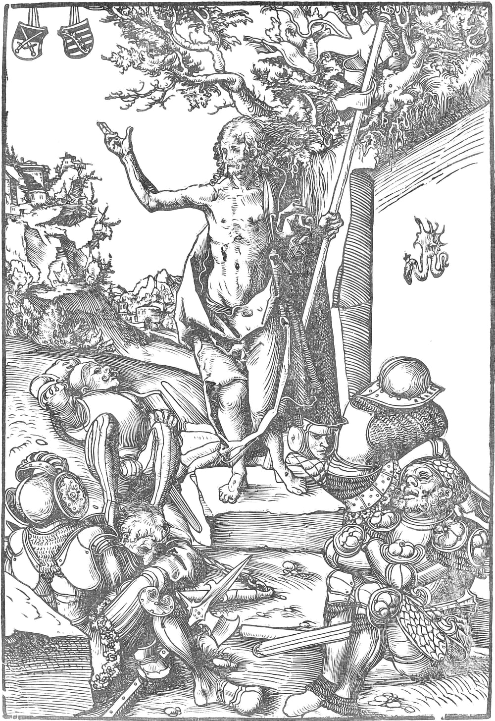 Resurrection - Catholic Coloring Page