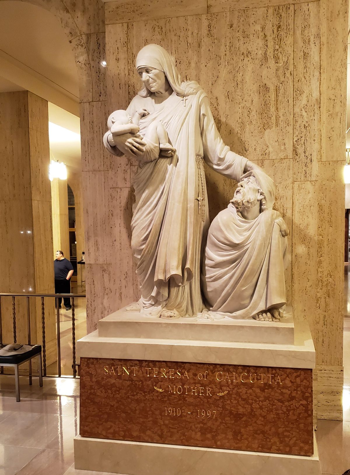 Mother Teresa Statue - Catholic Stock Photo