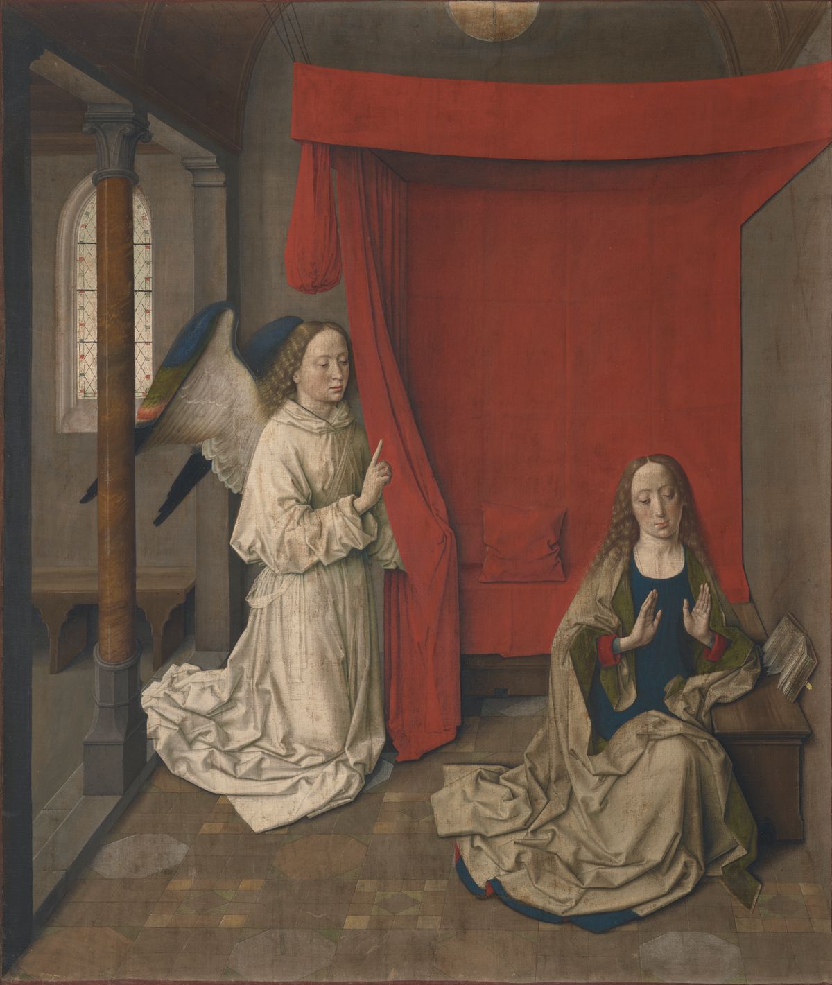 Annunciation by Dieric Bouts (15th Century) - Public Domain Catholic Painting