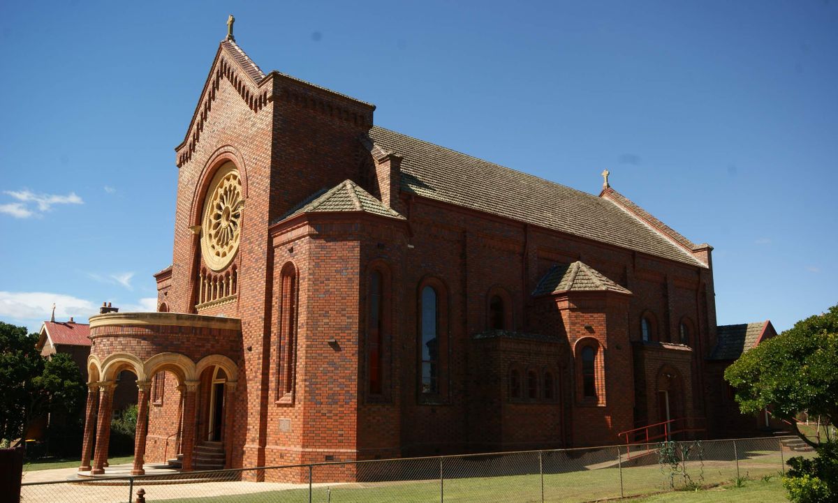 Christ the King Church in New South Wales - Catholic Stock Photo