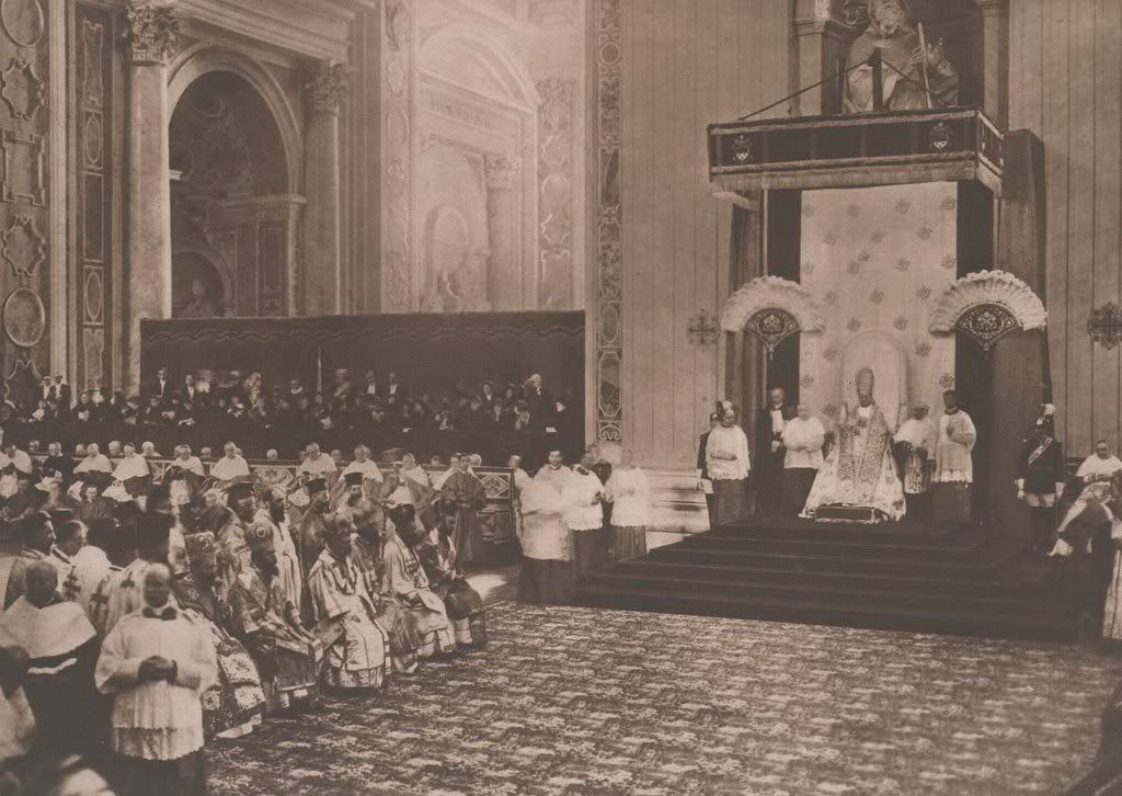 Pius XI with Eastern Catholic Bishops - Catholic Stock Photo