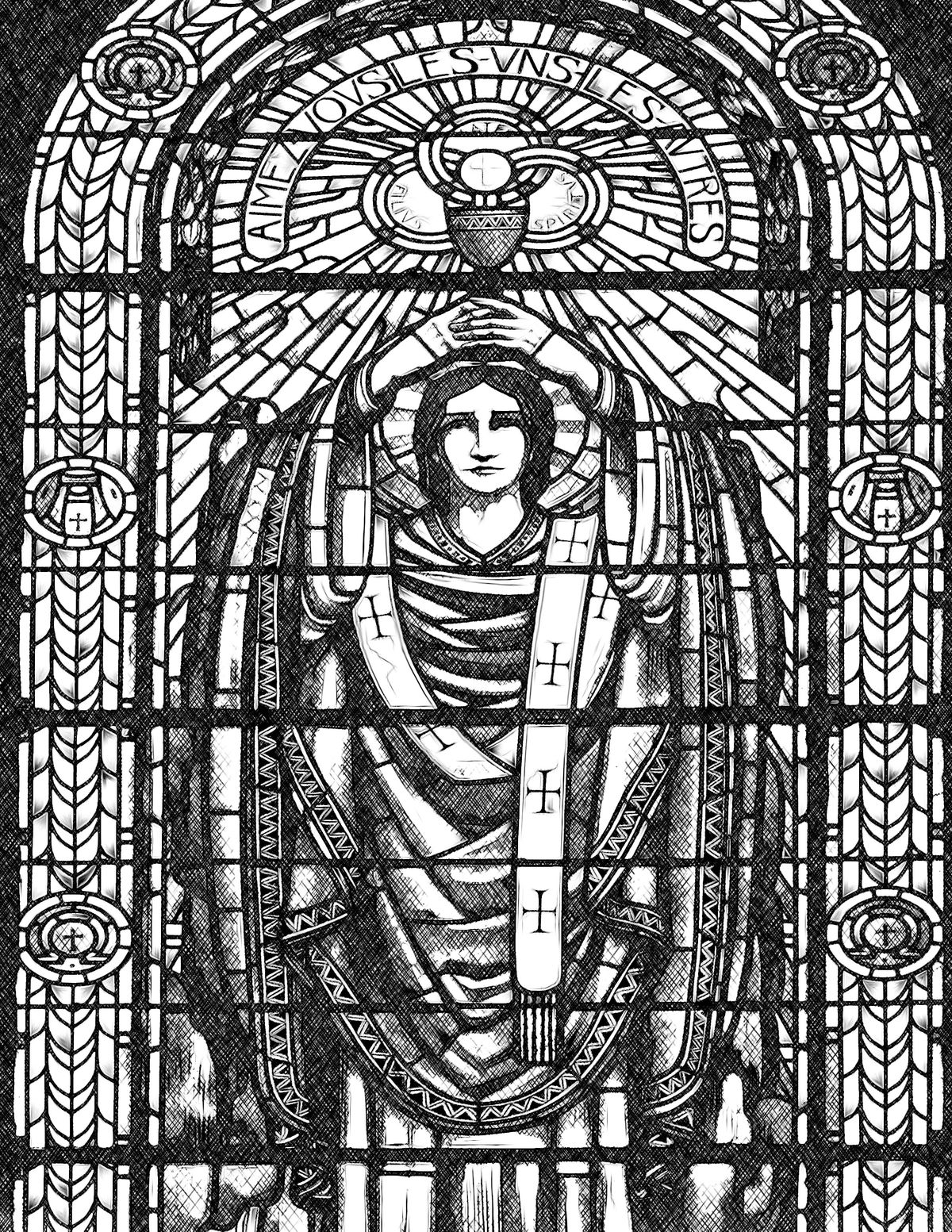 Saint John the Apostle - Catholic Coloring Page