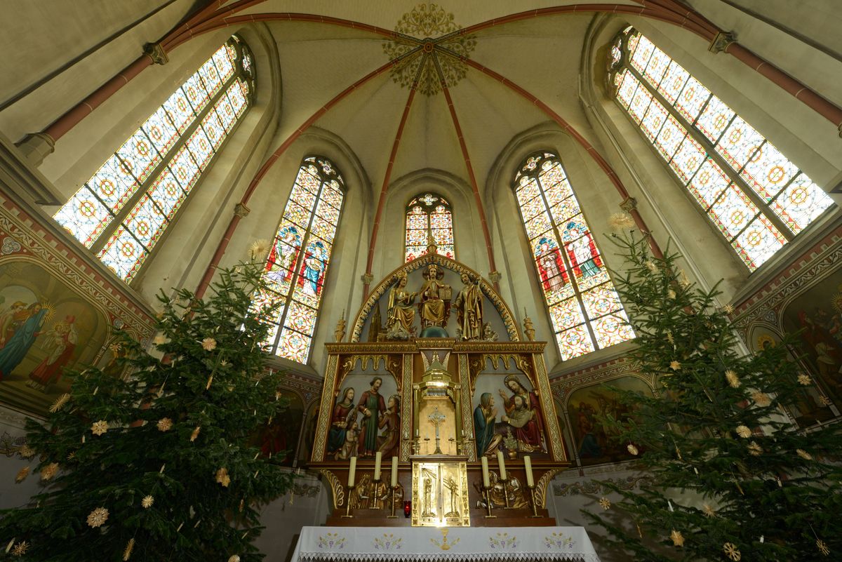 St. Josef Church, Saarland, Germany - Catholic Stock Photo