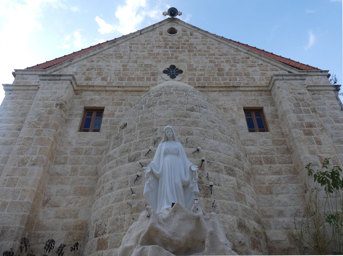 Melkite Greek Catholic Church in South Lebanon - Catholic Stock Photo