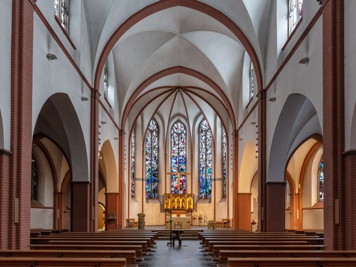 Saint Nicholas Church, Germany - Catholic Stock Photo