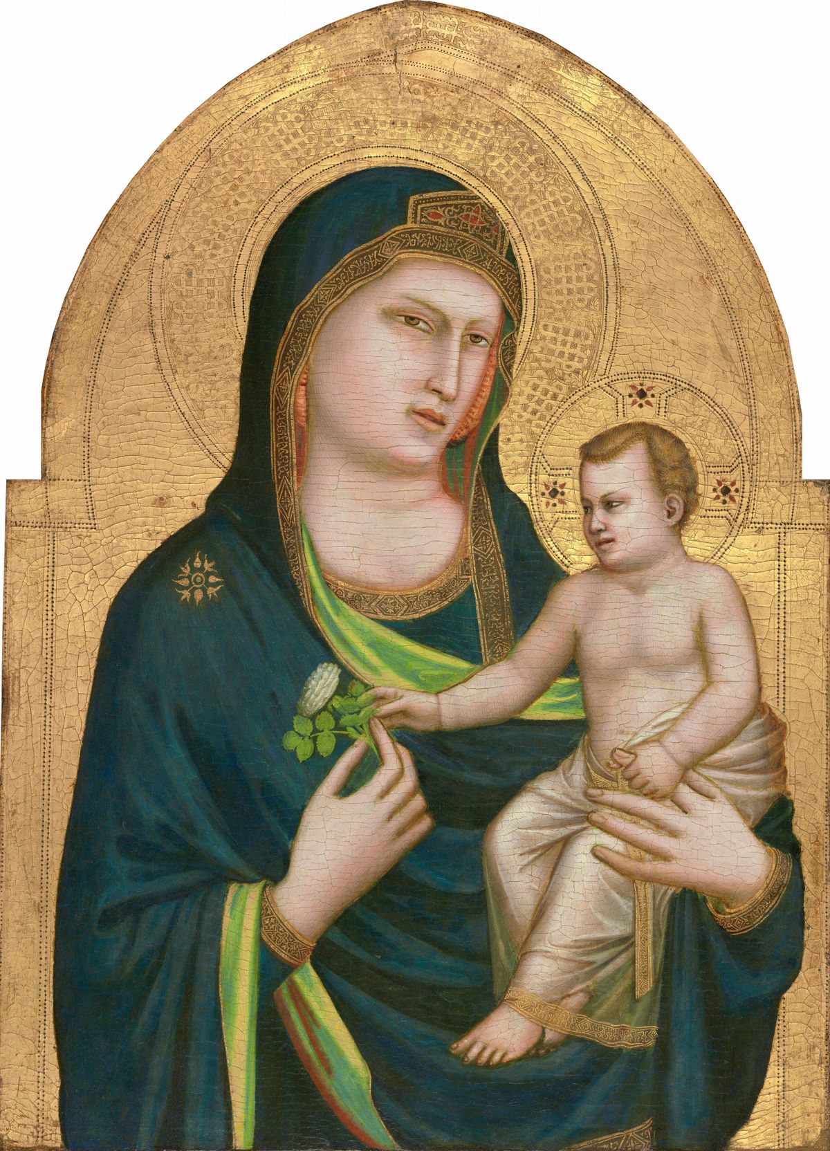 Madonna and Child by Giotto (1310-1315) - Public Domain Catholic Painting