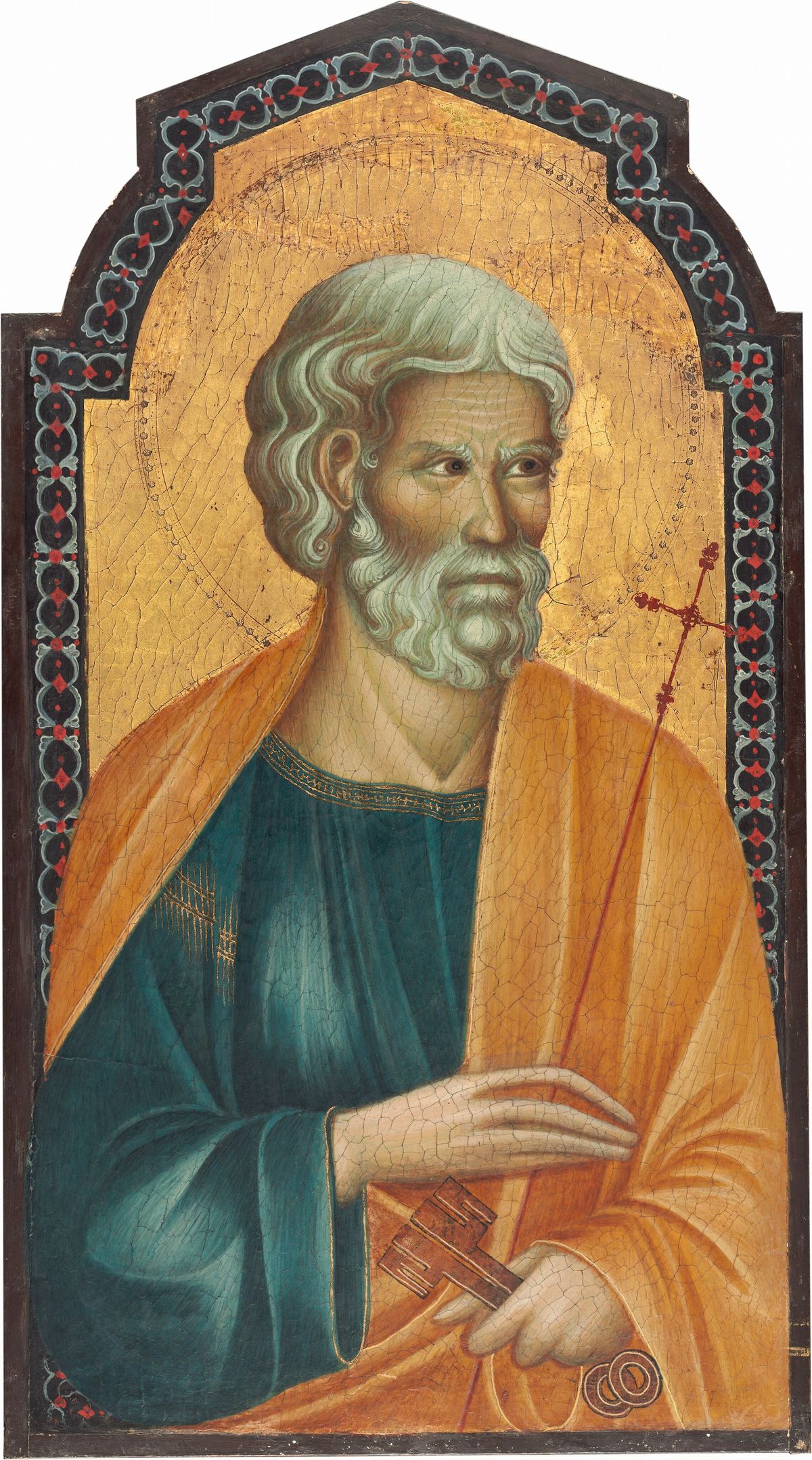 Saint Peter by 
Grifo di Tancredi (1310) - Public Domain Catholic Painting