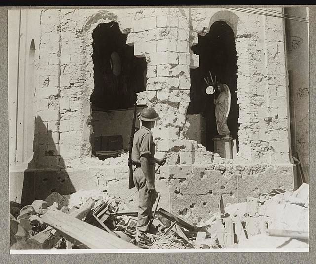 The Catholic Church at Tobruk, 1941 - Catholic Stock Photo